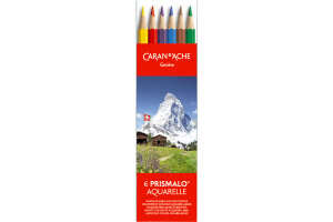 CARAN DACHE Farbstifte Prismalo 3mm 999.306 assortiert 6...