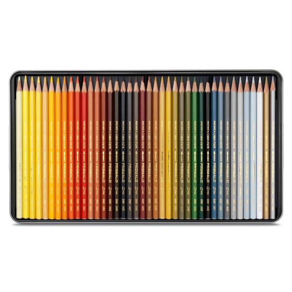 CARAN DACHE Farbstifte Prismalo 3mm 999.380 ass. in Metallsch. 80 Stück