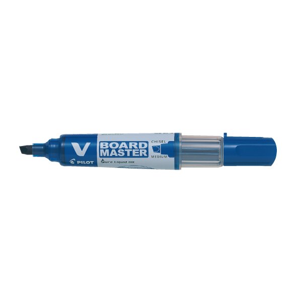 PILOT Marqueur V BOARD MASTER, pointe biseautée, bleu