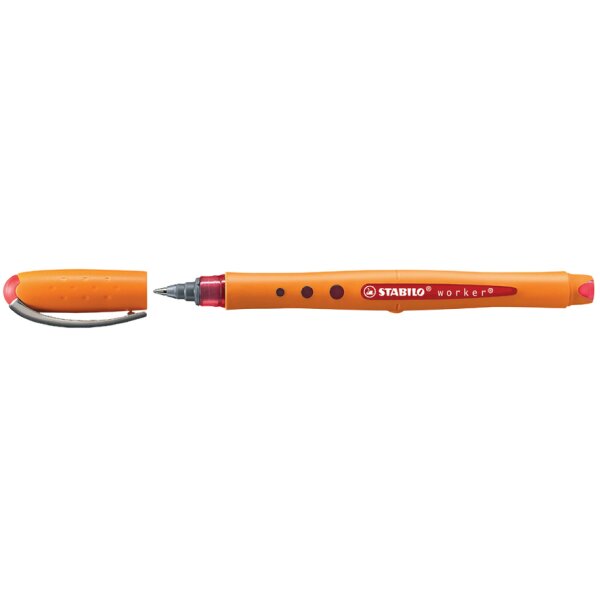STABILO Tintenroller worker fine, rot