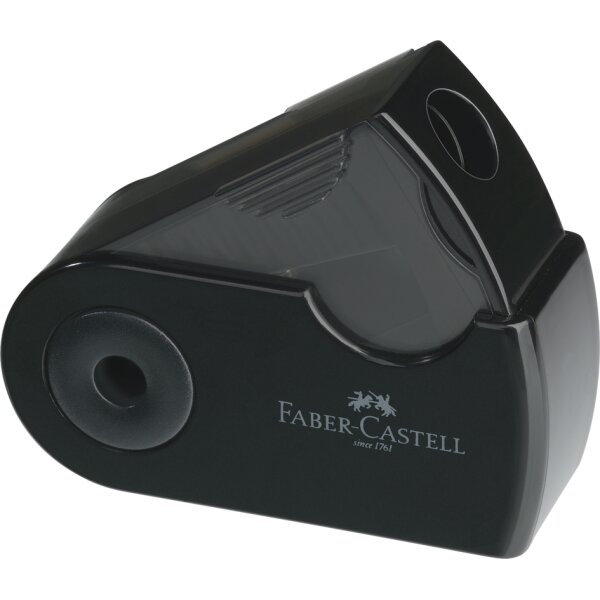 FABER-CASTELL Einfachspitzdose SLEEVE MINI, schwarz