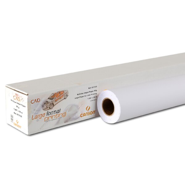 CANSON Papier pour traceur jet dencre HiColor, blanc