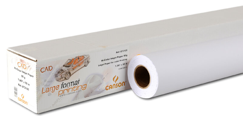 CANSON HiColor Papier pour traceur &agrave; jet dencre, blanc