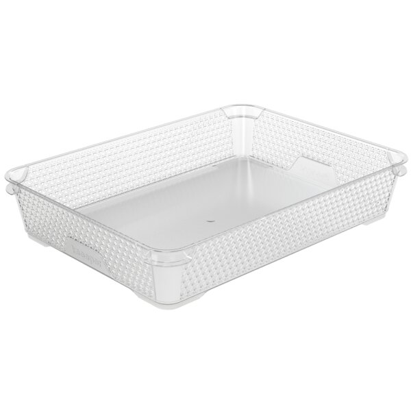keeeper Corbeille de rangement mirko, A4, transparent