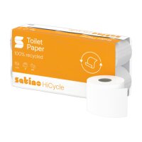 SATINO Toilettenpapier HiCycle 082500 250 Coupons, 8 Rollen