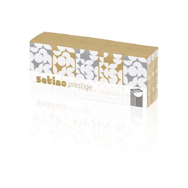 SATINO Mouchoirs Satino Prestige 113940 4 plis, 15 pcs. 10 flls.