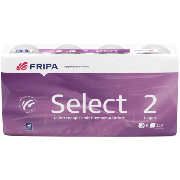 Fripa Papier toilette Select, 3 couches, extra blanc