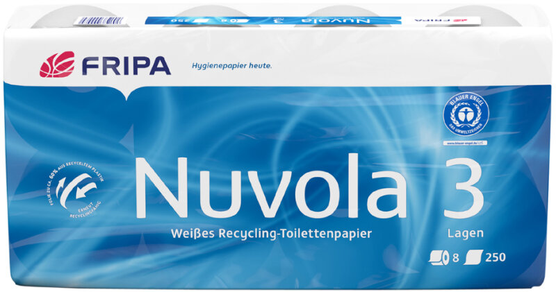 Fripa Toilettenpapier Nuvola, 2-lagig, hochweiss