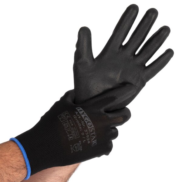 HYGOSTAR Feinstrickhandschuh BLACK ACE, schwarz, XL