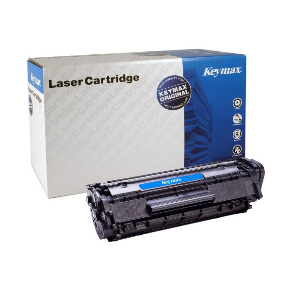 KEYMAX Cartouche CLR noir Q2612AKEY pour HP LJ 1010 2000 pages