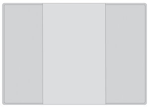HERMA Ausweishülle, PP, 2-fach, 0,14 mm, Format: 110...