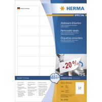 HERMA Universal-Etiketten SPECIAL, 99,1 x 139 mm, weiss
