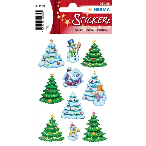 HERMA Sticker de Noël DECOR Forêt à Noël