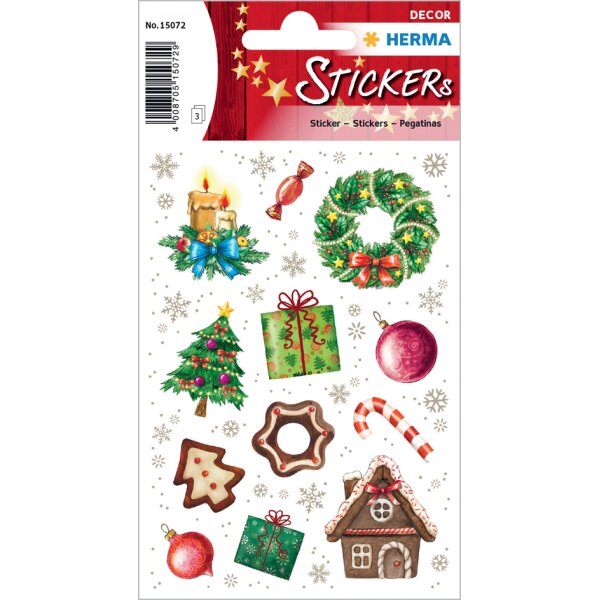 HERMA Sticker de Noël DECOR Forêt à Noël