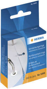 HERMA oeillet de renforcement, en plastique, blanc