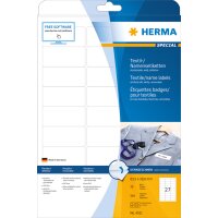 HERMA Textil- Namensetiketten SPECIAL, 199,6x143,5 mm, weiss