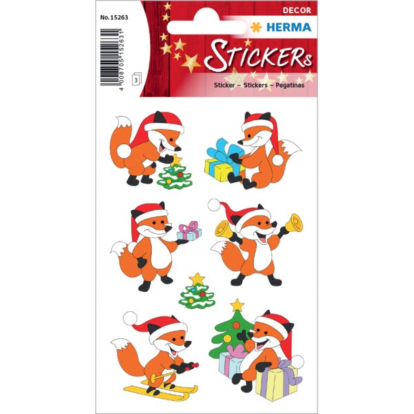HERMA Weihnachts-Sticker DECOR "Schneemänner"