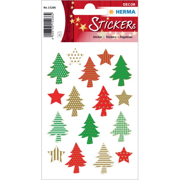 HERMA Weihnachts-Sticker DECOR "Schneemänner"