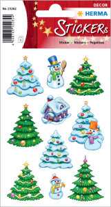 HERMA Sticker de Noël DECOR Bonhommes de neige