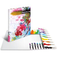 HERMA Chemise à élastiques Crayons, carton, A4