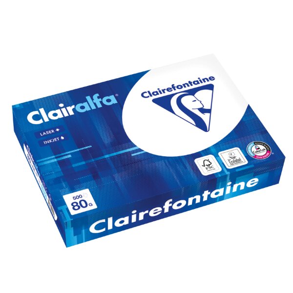 Clairefontaine Multifunktionspapier, DIN A4, extra weiss