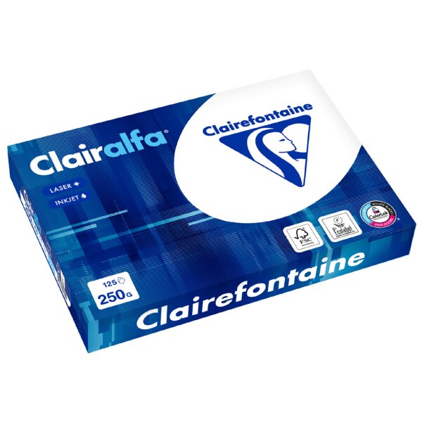 Clairefontaine Multifunktionspapier, DIN A4, extra weiss