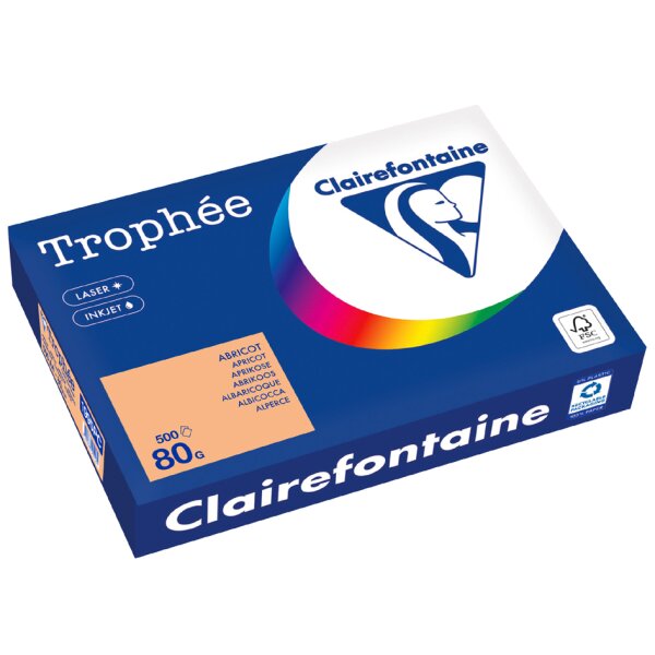 Clairefontaine Multifunktionspapier Troph&eacute;e, A4, ziegelrot