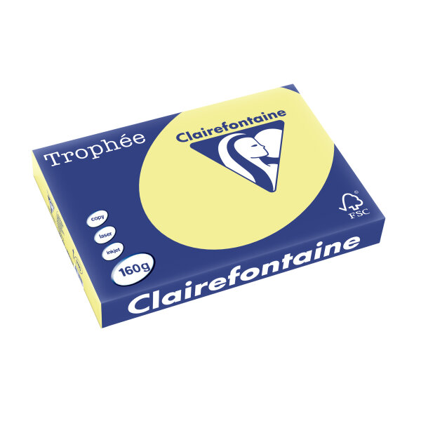 Clairefontaine Papier universel Trophée, A3, jonquille