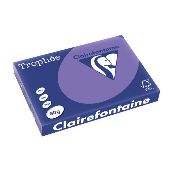 Clairefontaine Multifunktionspapier Trophée, A3, violett