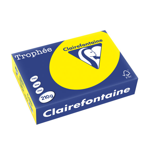 Clairefontaine Papier universel Trophée, A4, jaune soleil