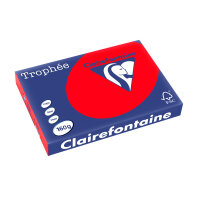 Clairefontaine Multifunktionspapier, DIN A3, korallenrot