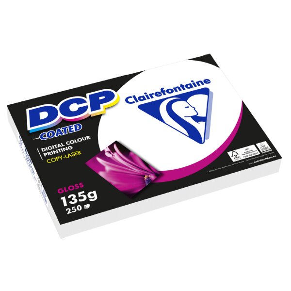 Clairefontaine Papier laser DCP Coated Gloss, A3, 250 g/m2