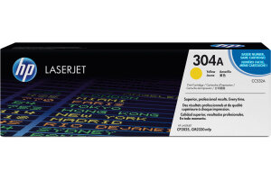 HP Cartouche toner 304A yellow CC532A Color LaserJet...