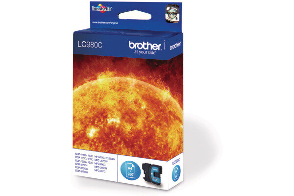 BROTHER Cartouche dencre cyan LC-980C DCP-165C 260 pages