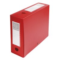 EXACOMPTA Archivbox mit Druckknopf, PP, 100 mm, blau