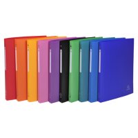 EXACOMPTA Classeur souple, PP, 4 anneaux, A4, jaune