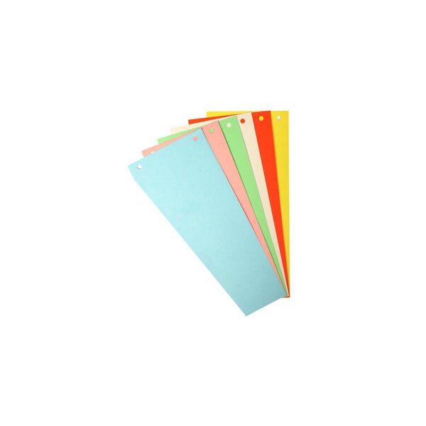 EXACOMPTA Fiches intercalaires trapézoïdales, carton, jaune