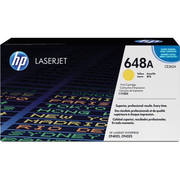 HP Toner-Modul 648A yellow CE262A Color LJ CP4025 11000 Seiten