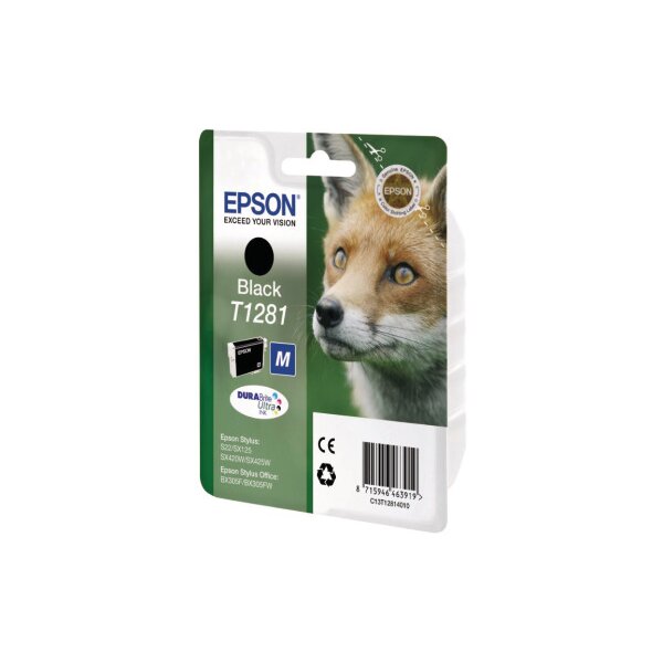 EPSON Tintenpatrone schwarz T128140 Stylus S22 5.9ml