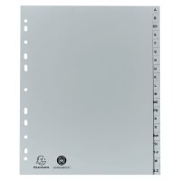 EXACOMPTA Intercalaires en plastique, A-Z, A4, 20 touches