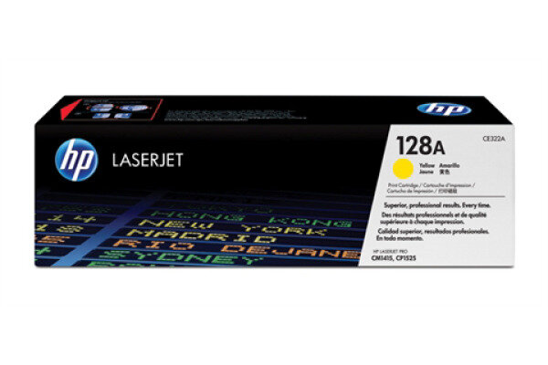 HP Cartouche toner 128A yellow CE322A Color LJ Pro CM1415 1300 p.