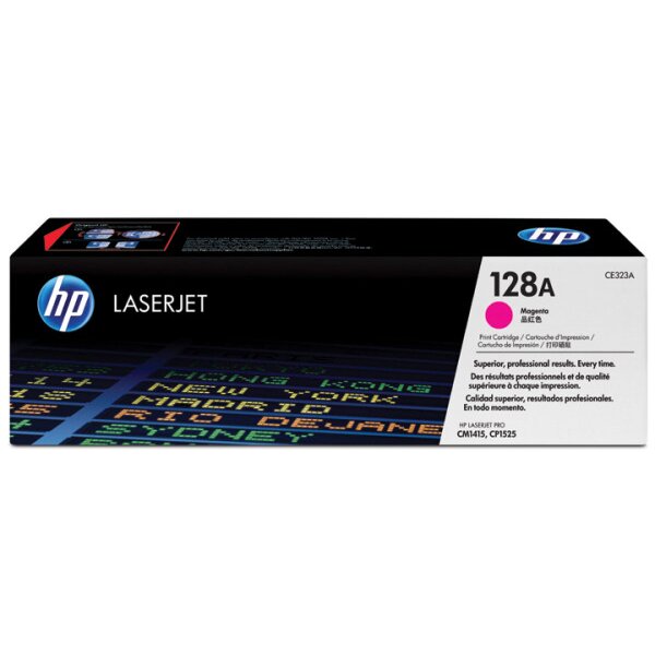 HP Cartouche toner 128A magenta CE323A Color LJ Pro CM1415 1300 p.