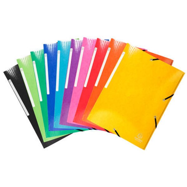 EXACOMPTA Eckspannermappe Iderama, DIN A4, Karton, sortiert