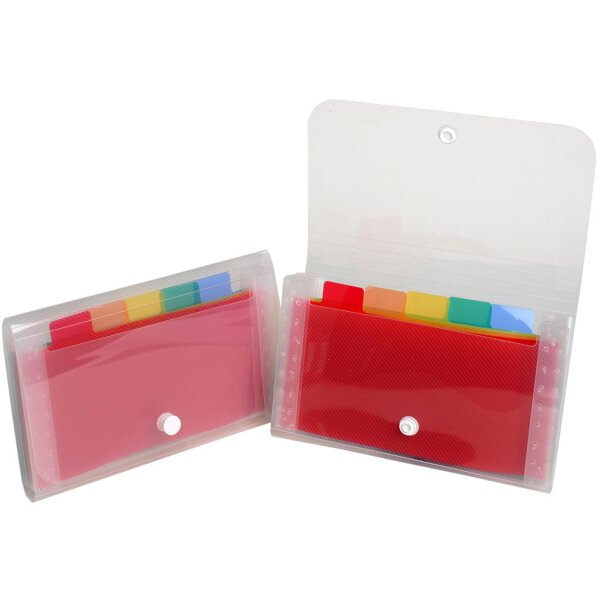 EXACOMPTA Trieur valisette Crystal, 13 compartiments