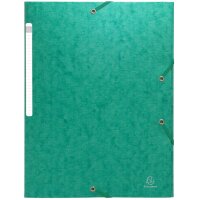 EXACOMPTA Chemise à élastique Scotten, carton, A4, vert