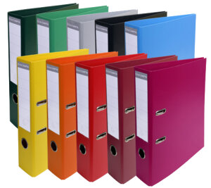 EXACOMPTA Classeur à levier PVC Premium, A4, 70...