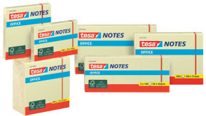 tesa Bloc standard adhésif Office Notes, 50 x 75...