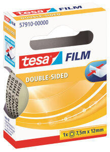 tesa Film Ruban adhésif double face,12 mm x...