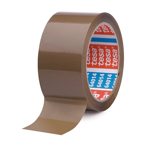tesa Verpackungsklebeband 64014, 50 mm x 66 m, transparent