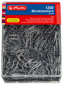 herlitz Trombones, en métal, 32 mm, zingué